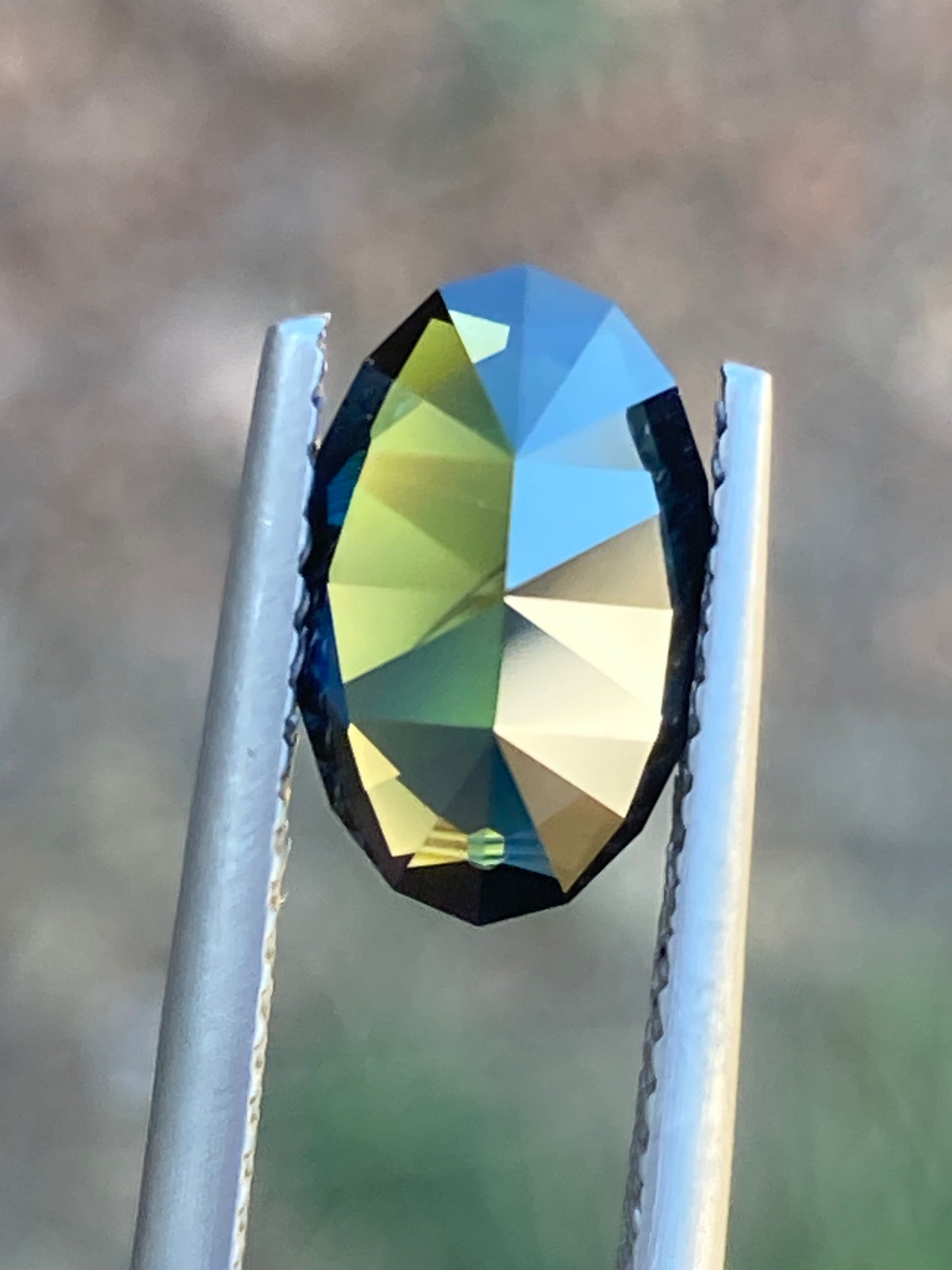 006- Australian Sapphire 2.25ct Dark Blue OVAL CUT