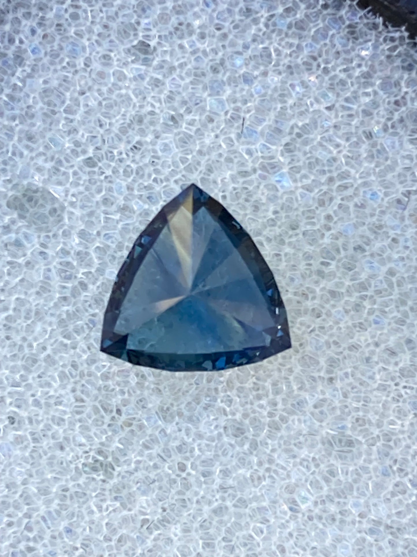 021- STUNNING!!! True Blue Natural Australian Sapphire 0.93ct TRILLION CUT