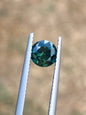 060- 1.09ct Dark Green Australian Sapphire ROUND CUT