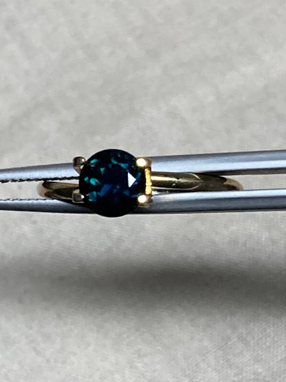059- Dark Blue Australian Sapphire 1.27ct ROUND CUT