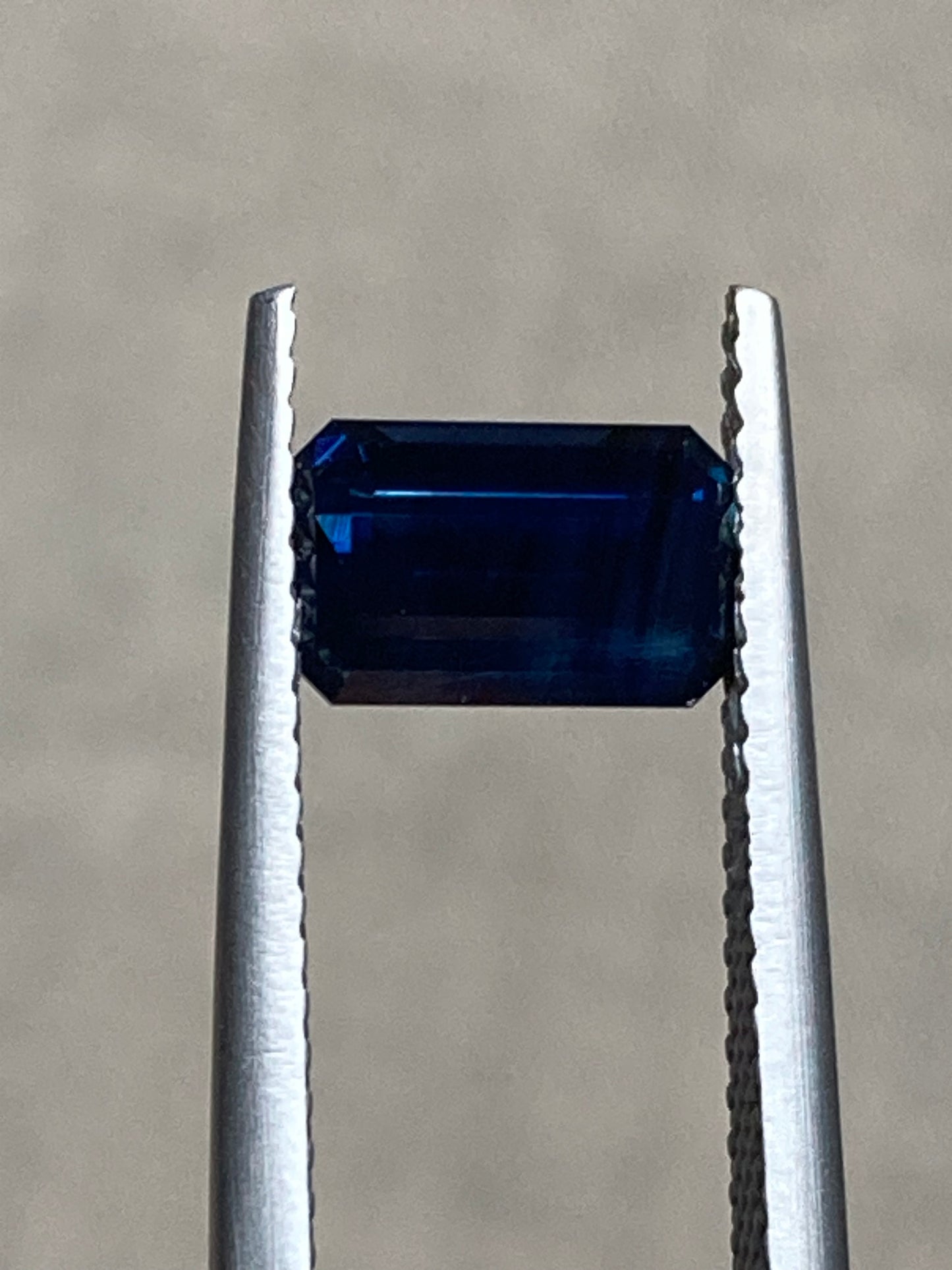 051- Dark Blue Australian Sapphire 1.91ct EMERALD CUT