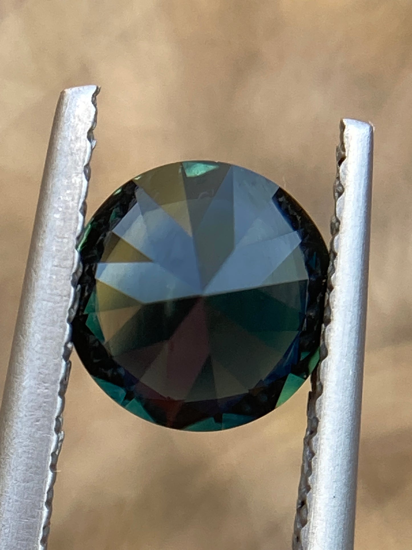 059- Dark Blue Australian Sapphire 1.27ct ROUND CUT