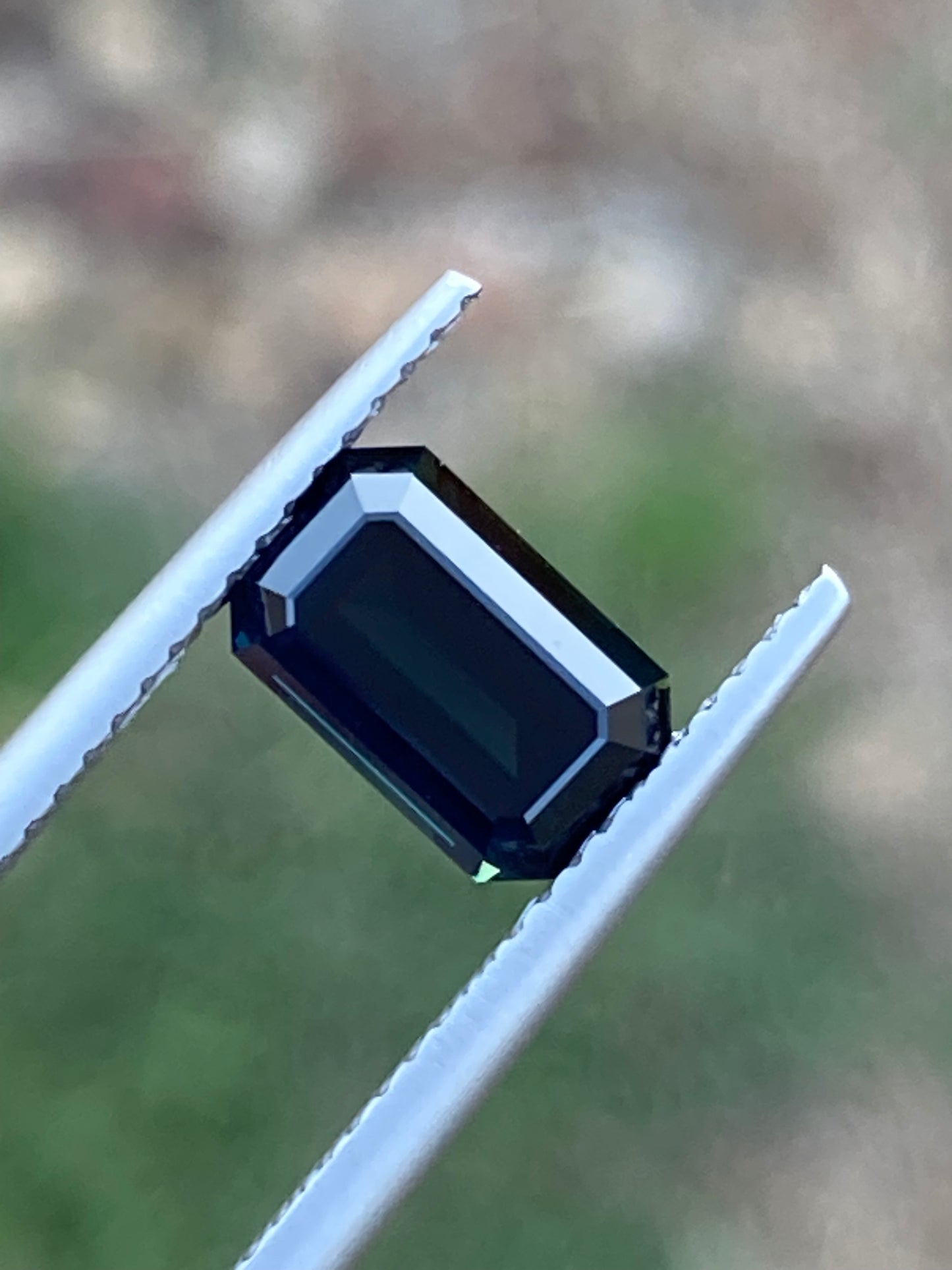 024- Midnight Blue Australian Sapphire 2.11ct EMERALD CUT