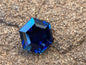 044- Nice Blue Australian Sapphire 0.73ct HEX CUT