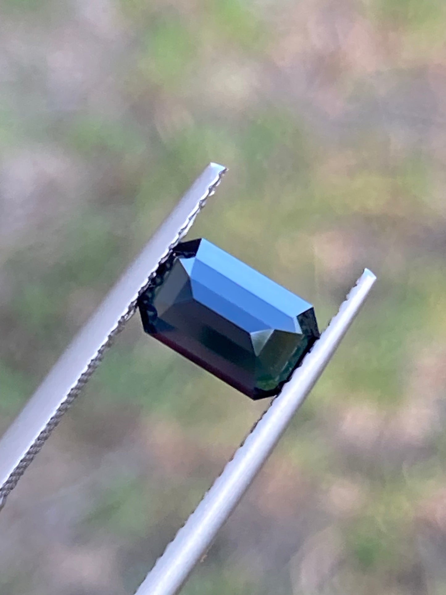 024- Midnight Blue Australian Sapphire 2.11ct EMERALD CUT