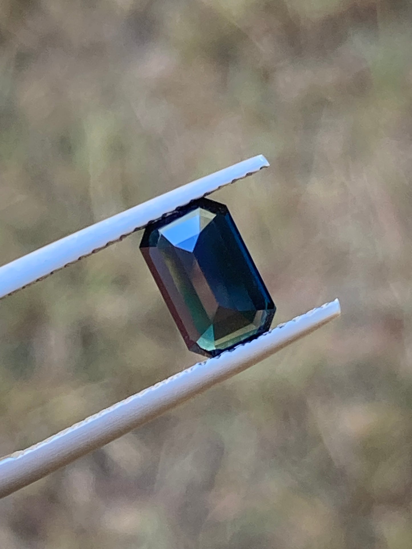 024- Midnight Blue Australian Sapphire 2.11ct EMERALD CUT