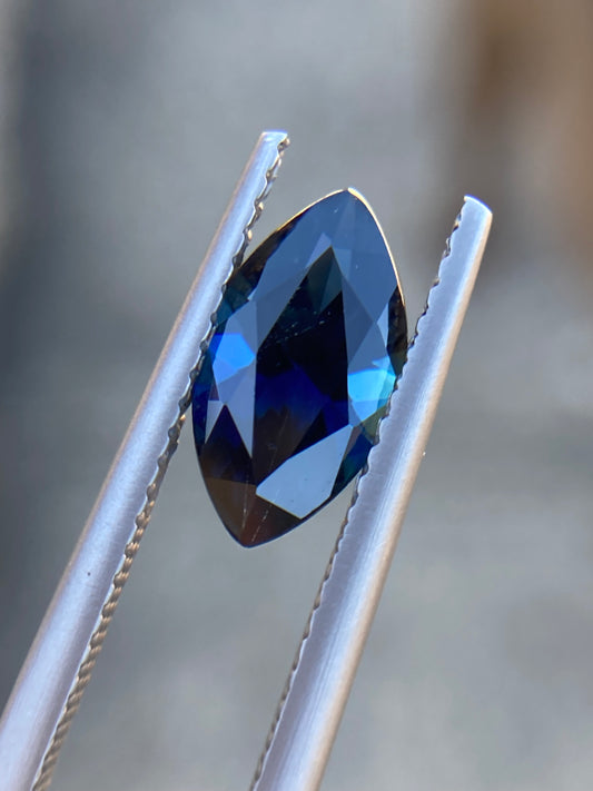 020- Australian Sapphire 1.68ct Blue MARQUISE CUT