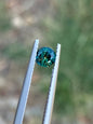 002- Australian Sapphire 0.45ct Blue Green Parti ROUND CUT