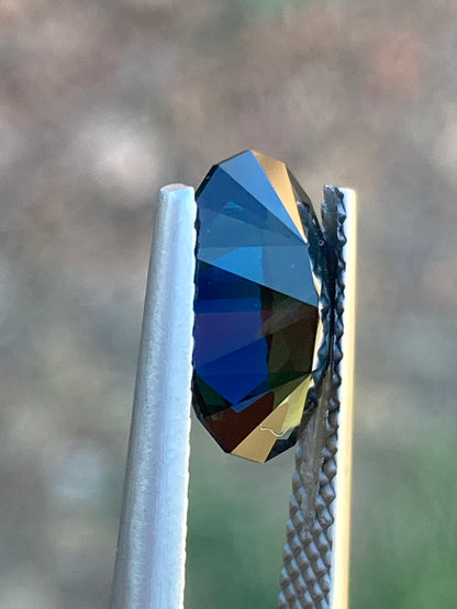 006- Australian Sapphire 2.25ct Dark Blue OVAL CUT