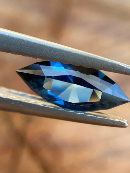 013- Australian Sapphire 0.8ct Blue MARQUISE CUT