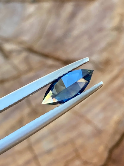 013- Australian Sapphire 0.8ct Blue MARQUISE CUT