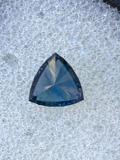 021- STUNNING!!! True Blue Natural Australian Sapphire 0.93ct TRILLION CUT